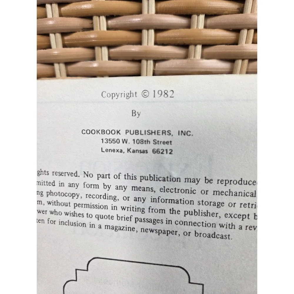 Love Joy United Methodist Church Cookbook Recile Book 1982 Troy, NC